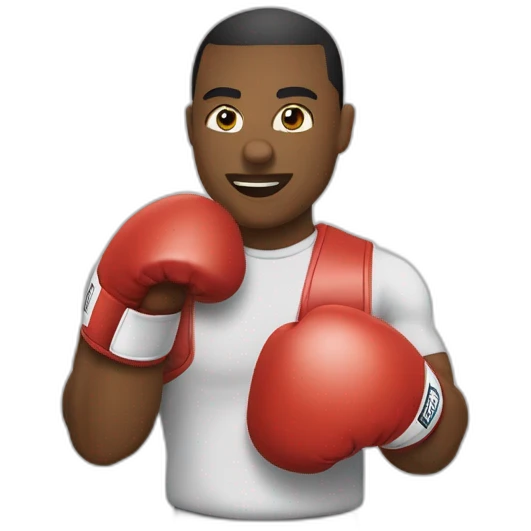 Une écrevisse avec un gant de boxe emoji