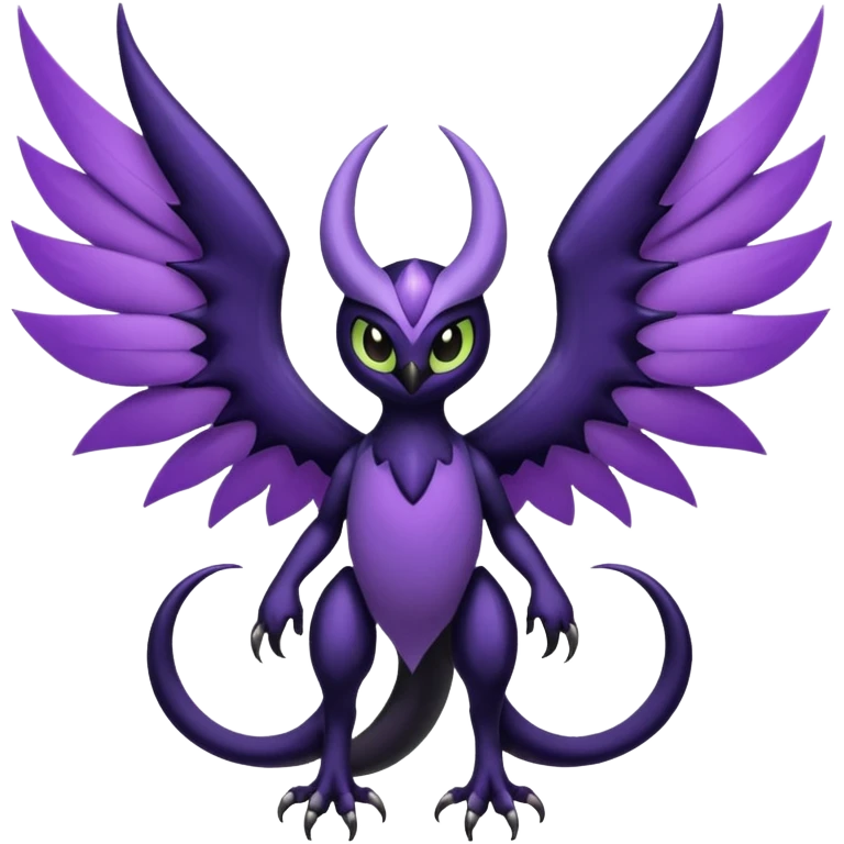 Lunala-Noibat-Fakémon-hybrid-creature (full body)  emoji
