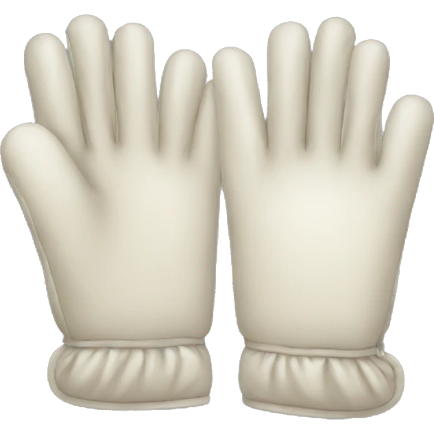 a pair of gloves emoji