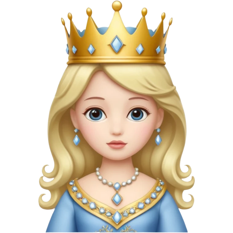Doll with a crown emoji