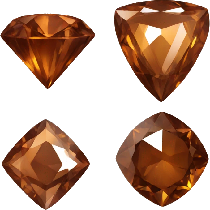 brown zircon gem emoji