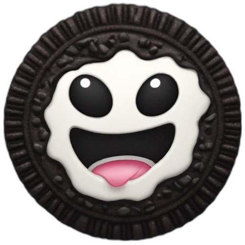 Angry Oreo cookie emoji