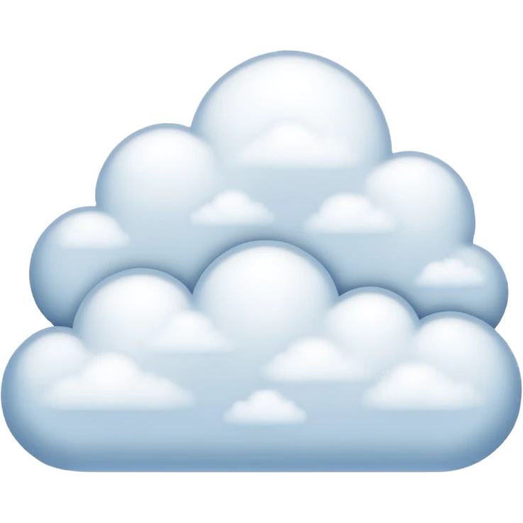 cloud snow emoji