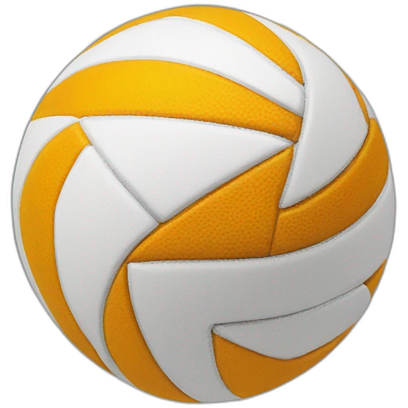 Smash volleyball side view ball forward emoji