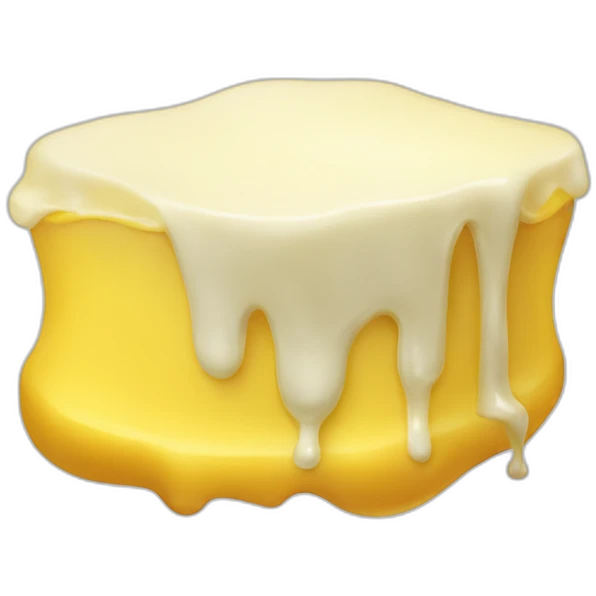 Melting butter emoji