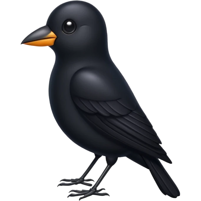 Black-bird emoji