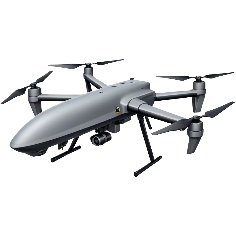 Long range military drone emoji