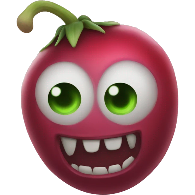 demon radish emoji