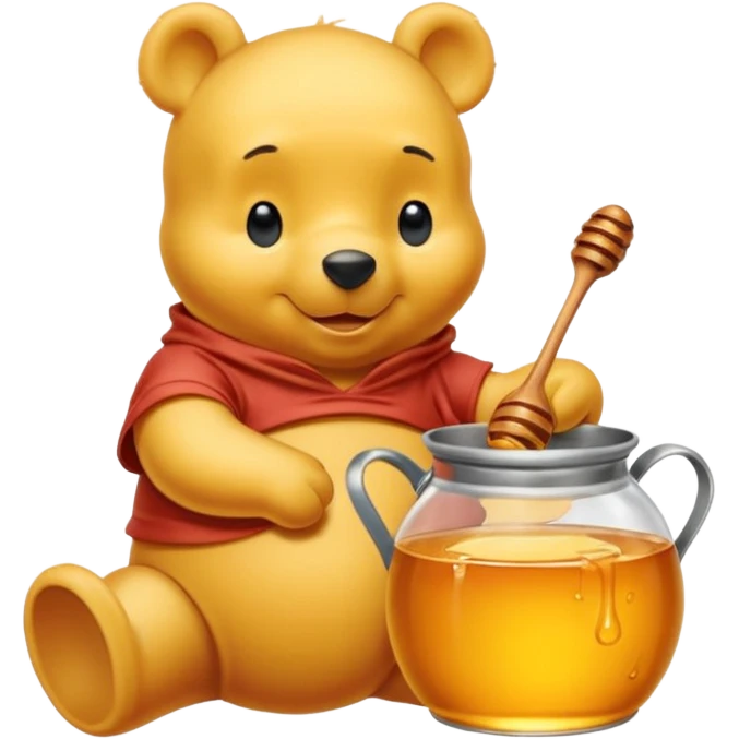 Winnie-Pooh pot de miel emoji