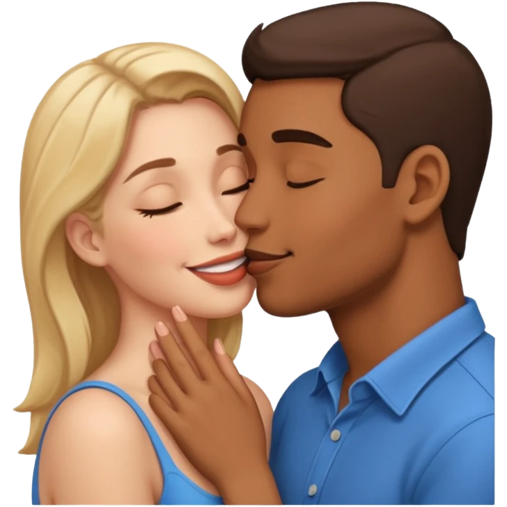 Un mossieur et une dame qui baise emoji