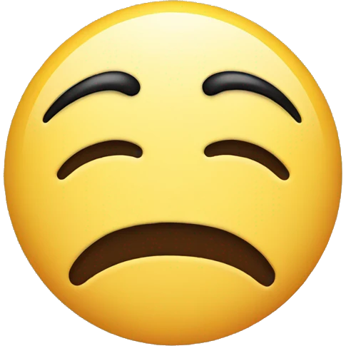 sad smile face emoji