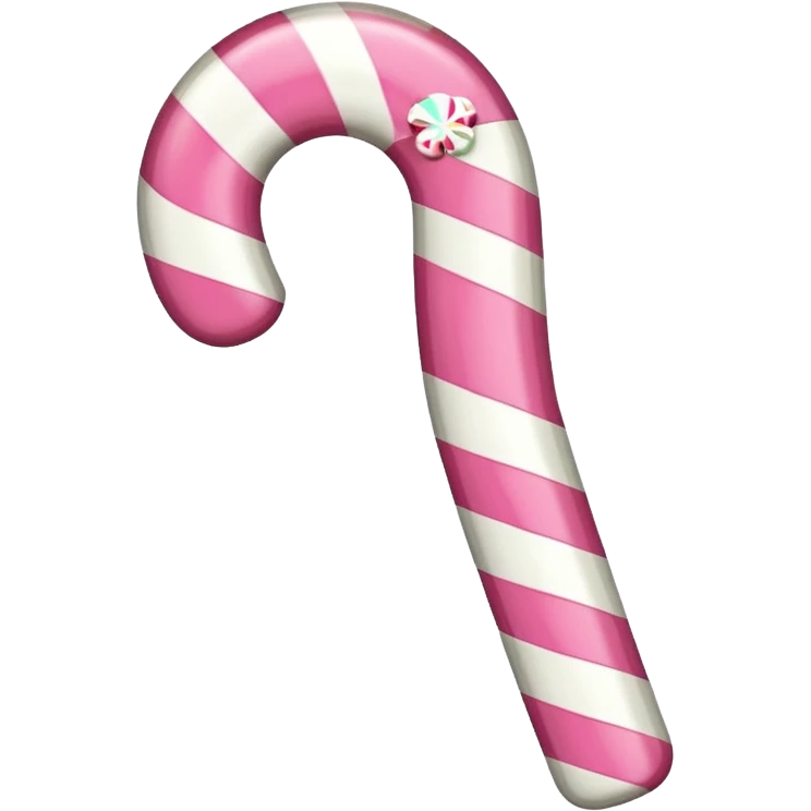 PINK CANDY CANE emoji