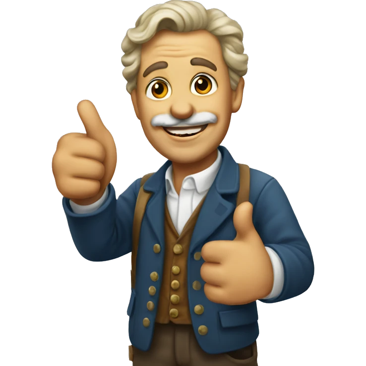 Austrian Painter thumbs up emoji