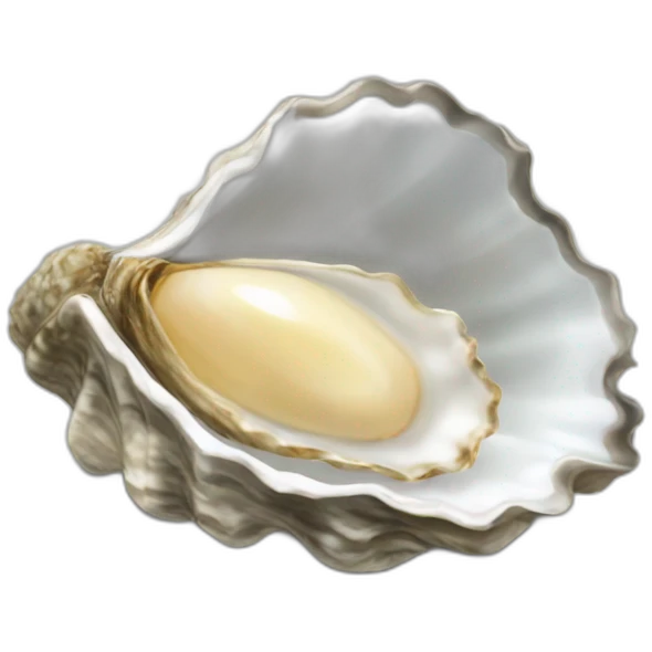 Christmas oyster emoji