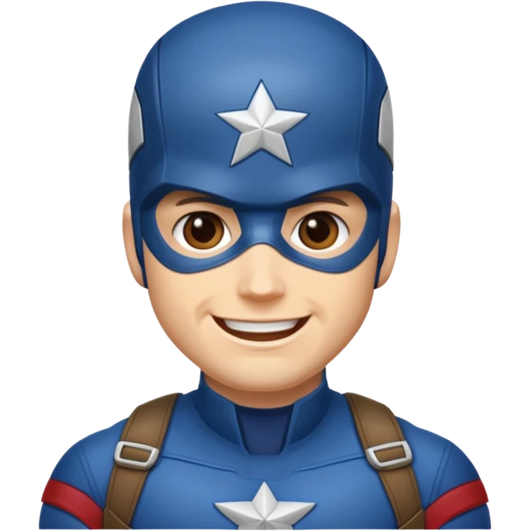 captain america FACE emoji