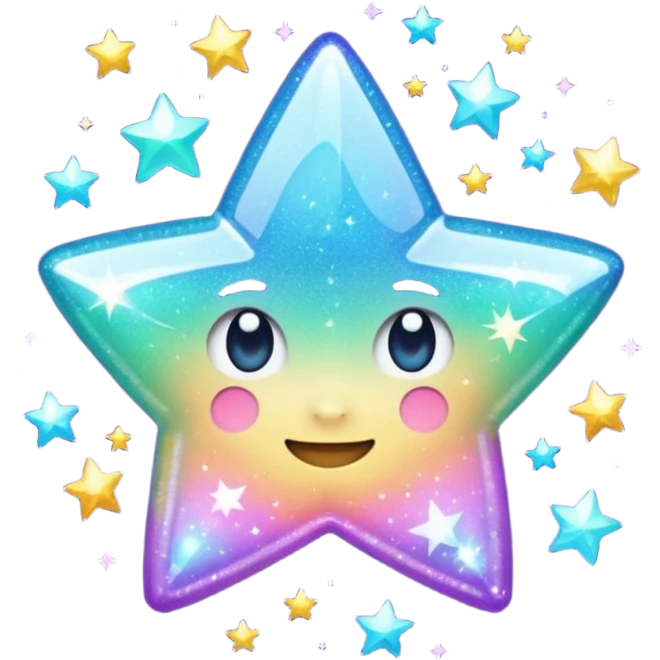 emoji like stardust sparkles for decoration emoji