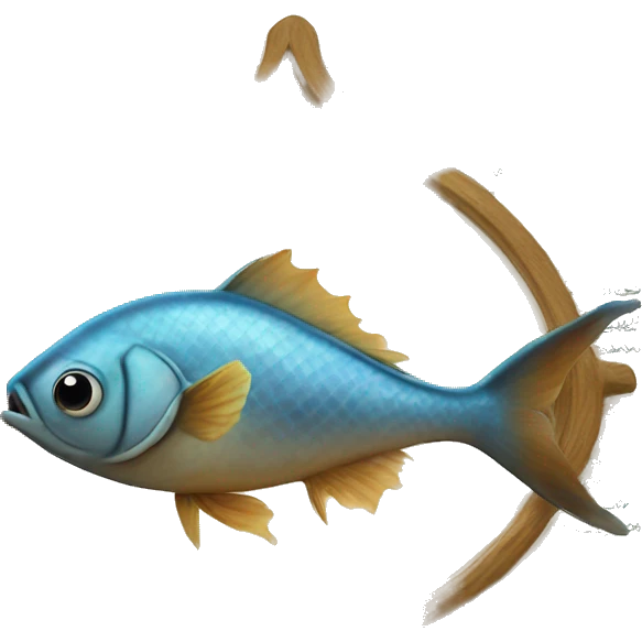 Fish that reads the Quran emoji