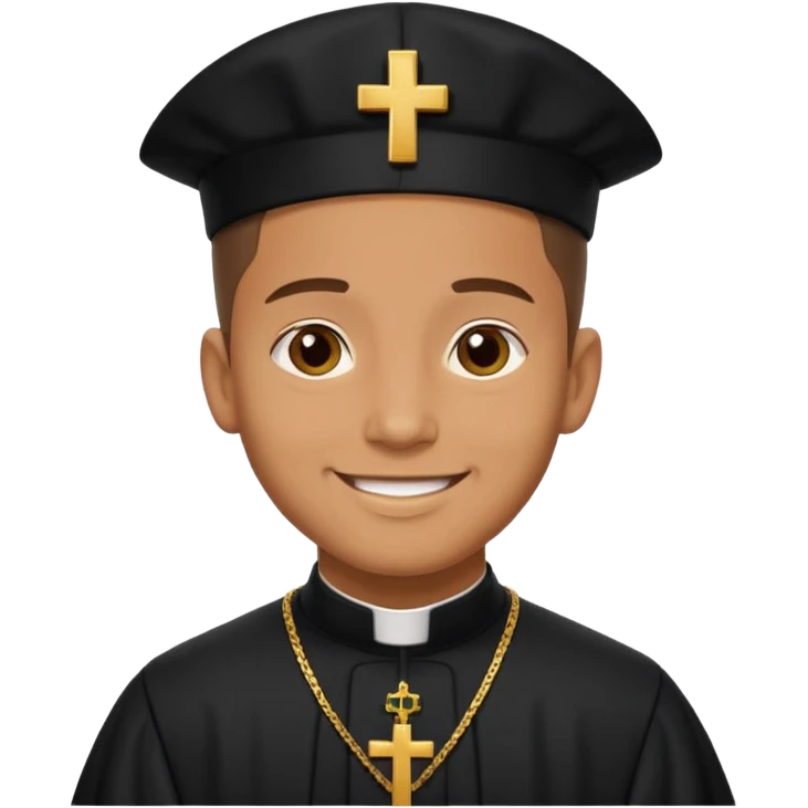 Создай эмодзи священника в рясе emoji