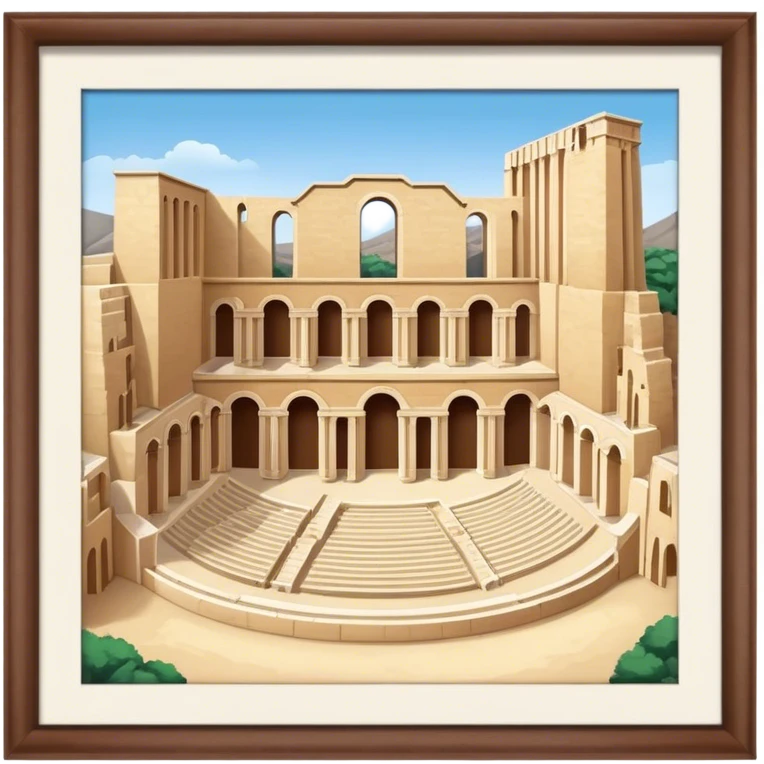 Cinematic Realistic Odeon of Herodes Atticus Emoji emoji