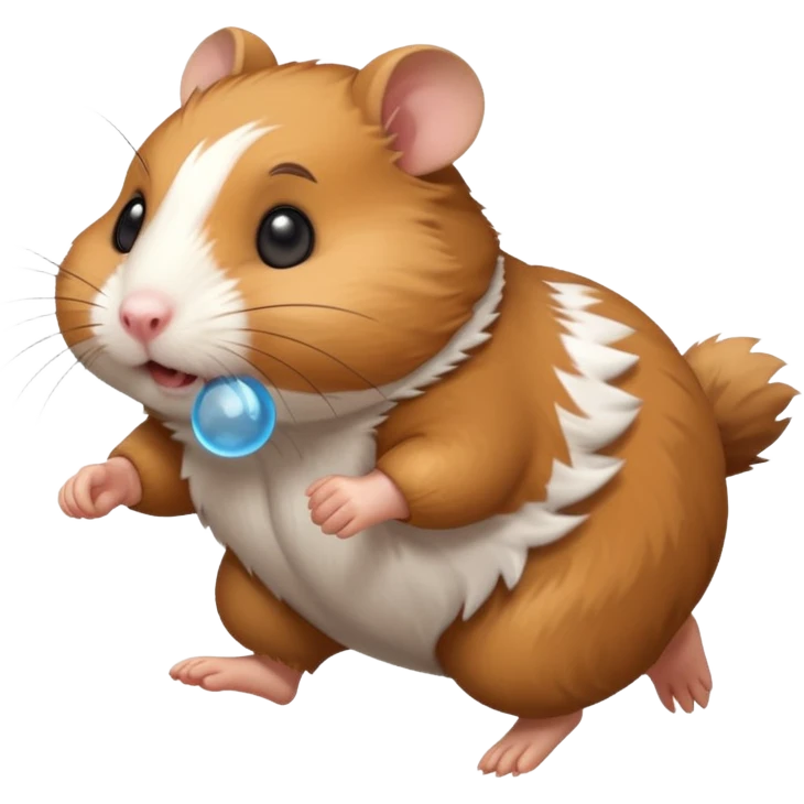 Hamster running emoji