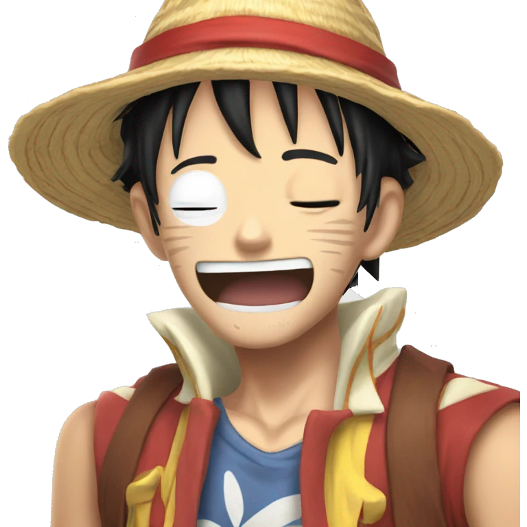 Luffy dormir emoji