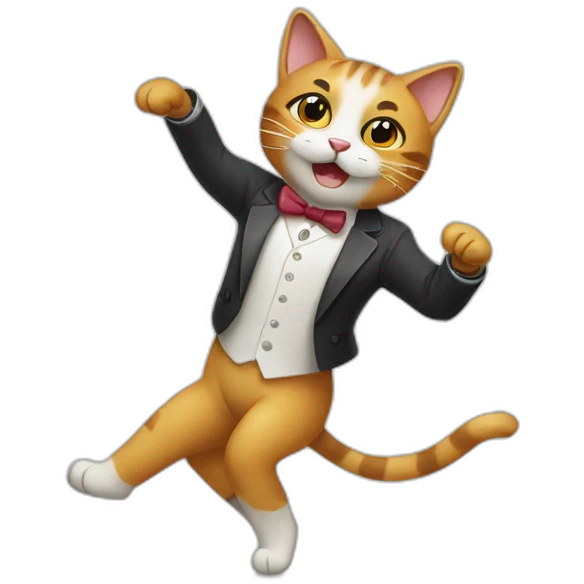 dancing cat emoji