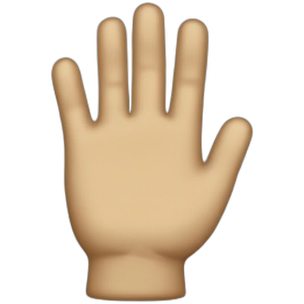 Revers de la main emoji