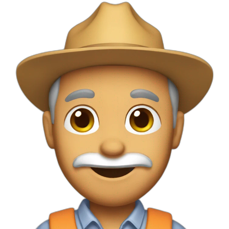 Fox farmer emoji