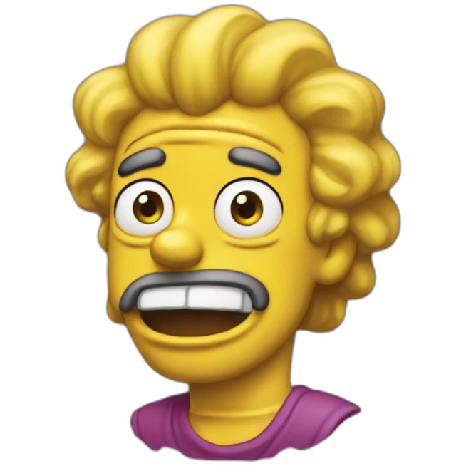 Super funny Omer simpson emoji