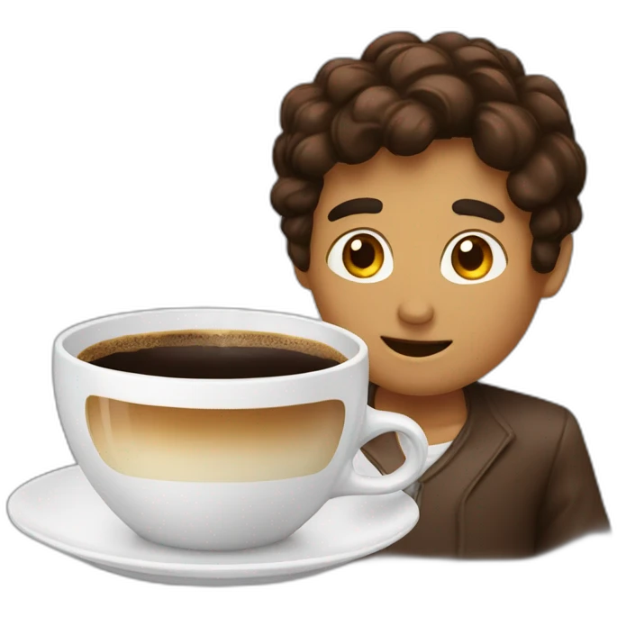 I want coffee emoji