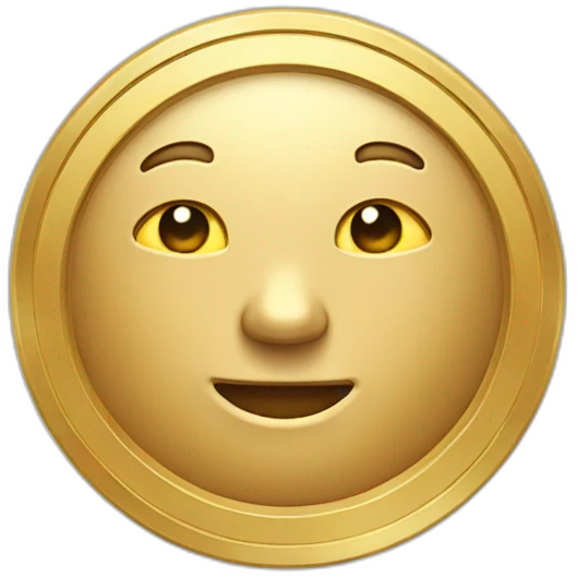 one-golden-coin emoji