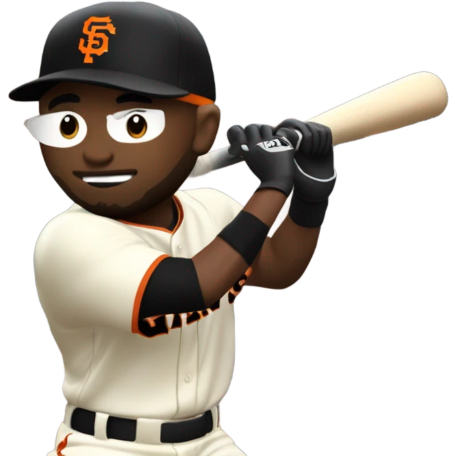 SF Giants player beating LA Dodgers  emoji