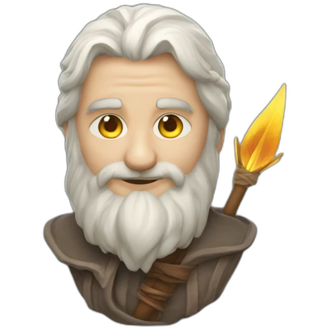 Une fée sur l'epaule d'un sorcier emoji