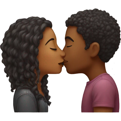Two love kissing  emoji