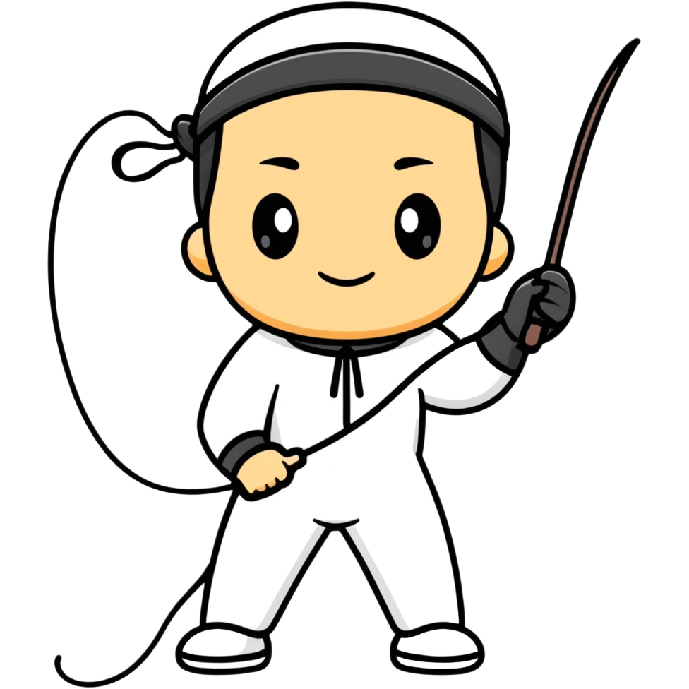 A person whipping a whip emoji