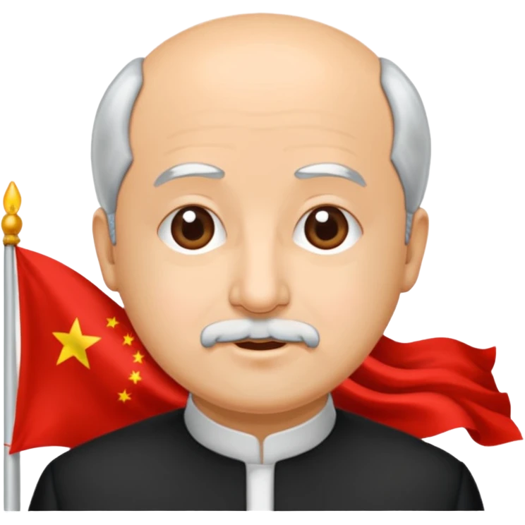 Çince bir yazı kartı emoji