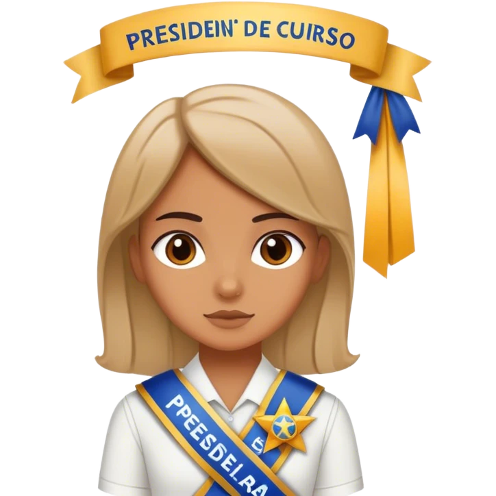 presidenta de curso 3°basico emoji