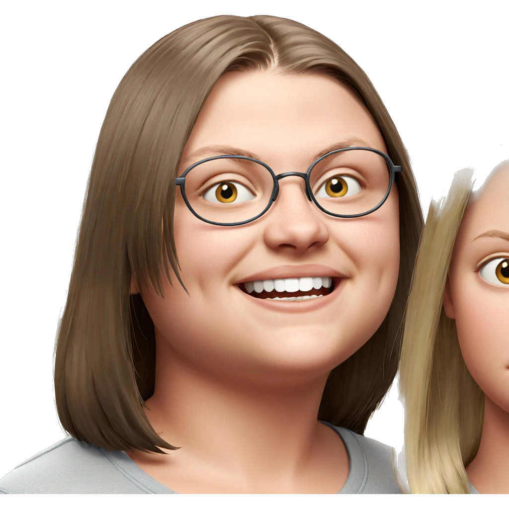 boys with glasses and smiles emoji