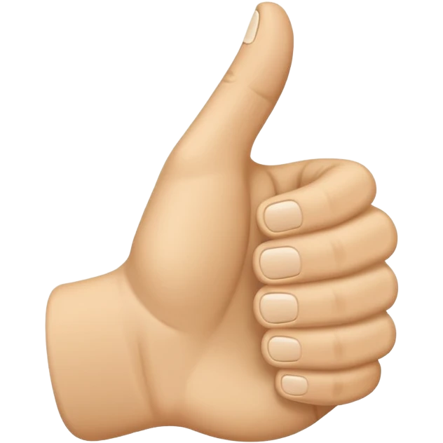 thumbs up hand emoji
