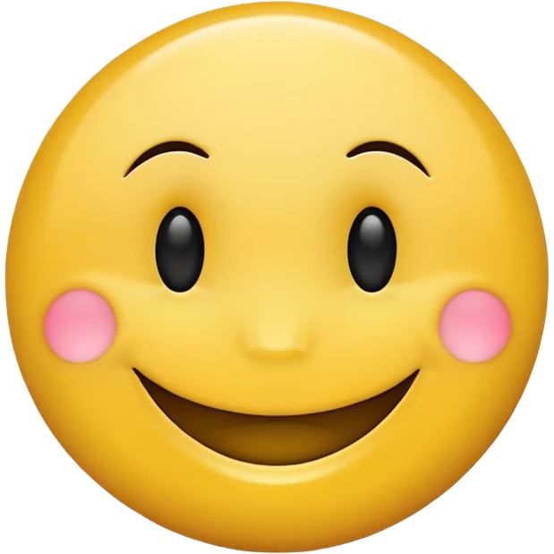 Circle smiley character  emoji