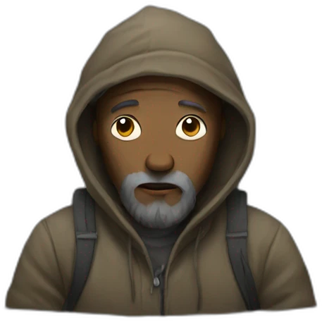 homeless person emoji