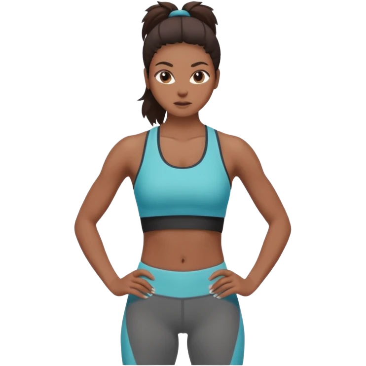 woman working out emoji