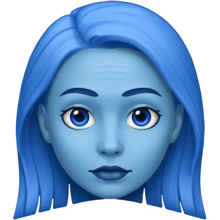Blue Margaret  emoji