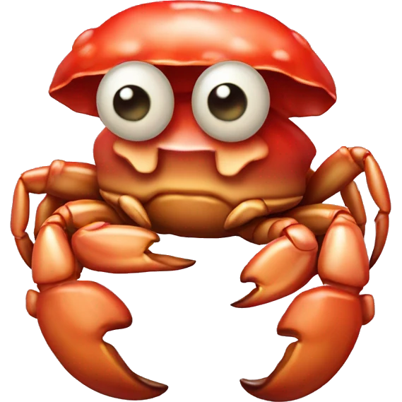 Crab with mushroom  emoji