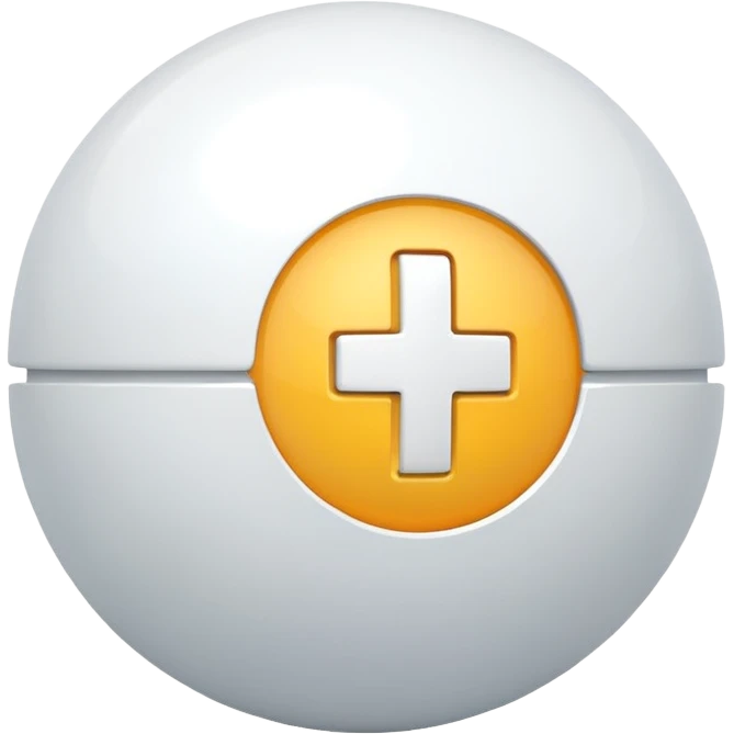 i want a white ball with a plus sign like the smash bros logo emoji