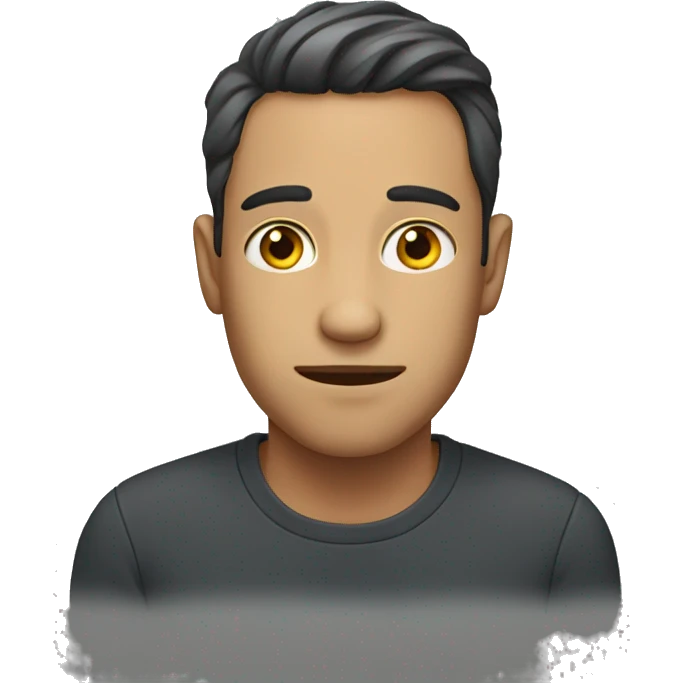 male with eyes that are wide apart emoji