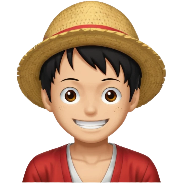 Luffy from one piece emoji