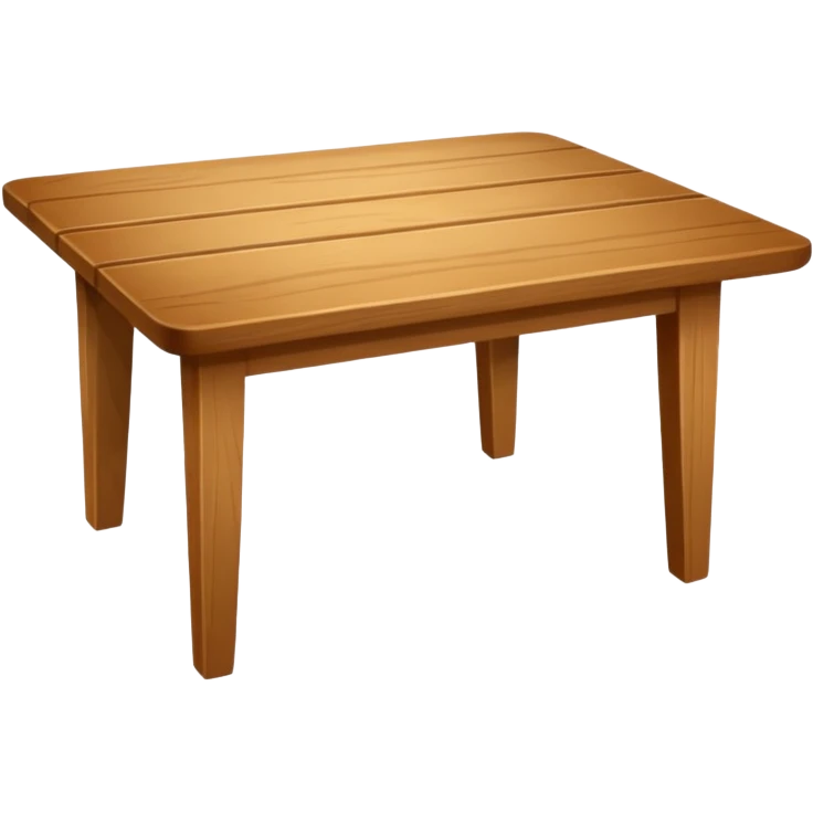 wooden table emoji