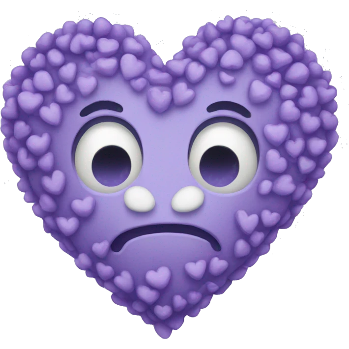 Lavender heart  emoji