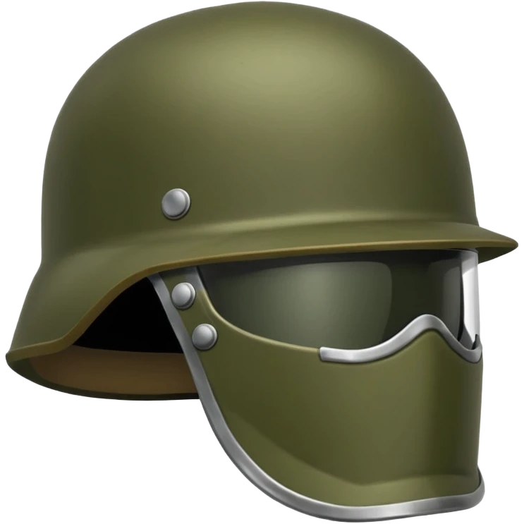 Military helmet emoji
